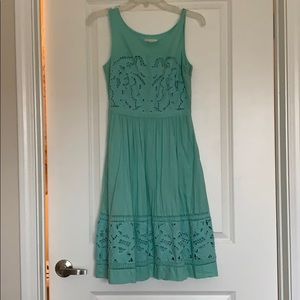 Mint green dress
